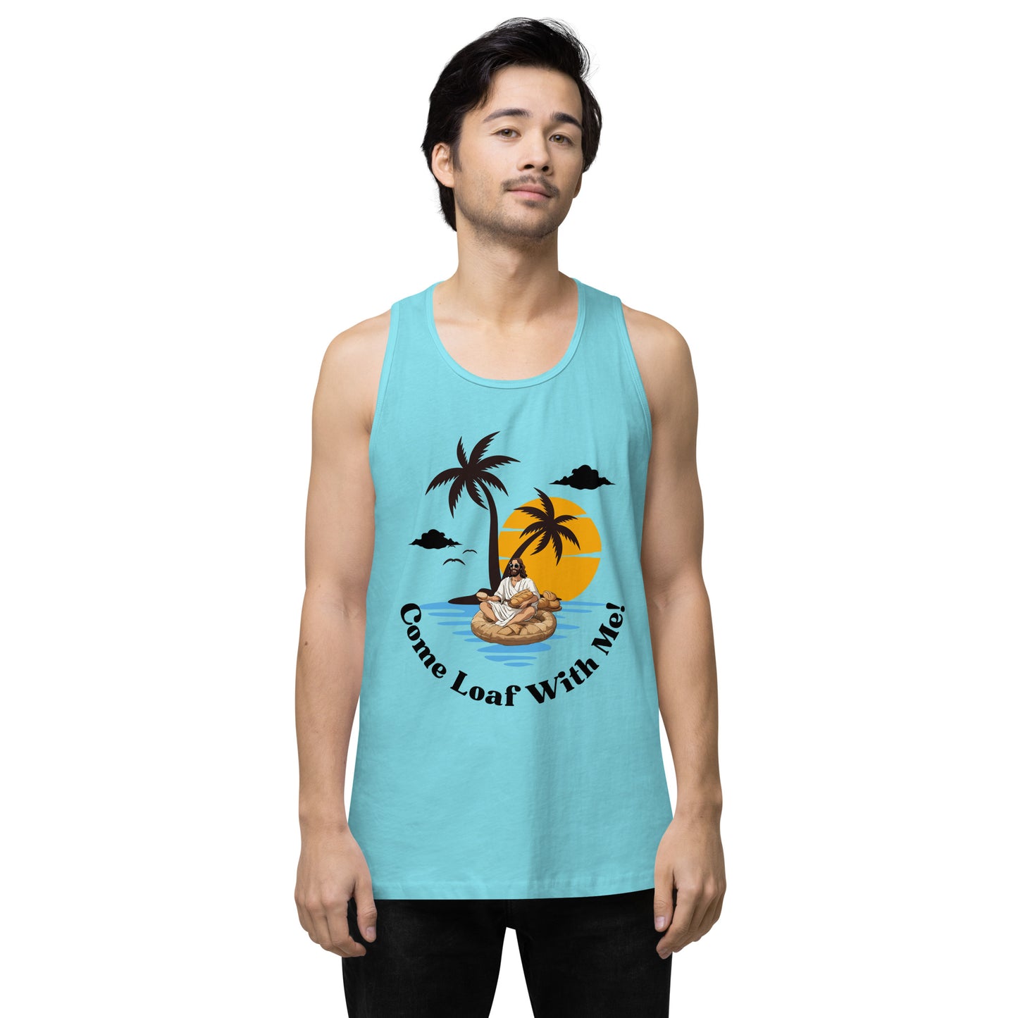 Men’s premium tank top Come Loaf With Me