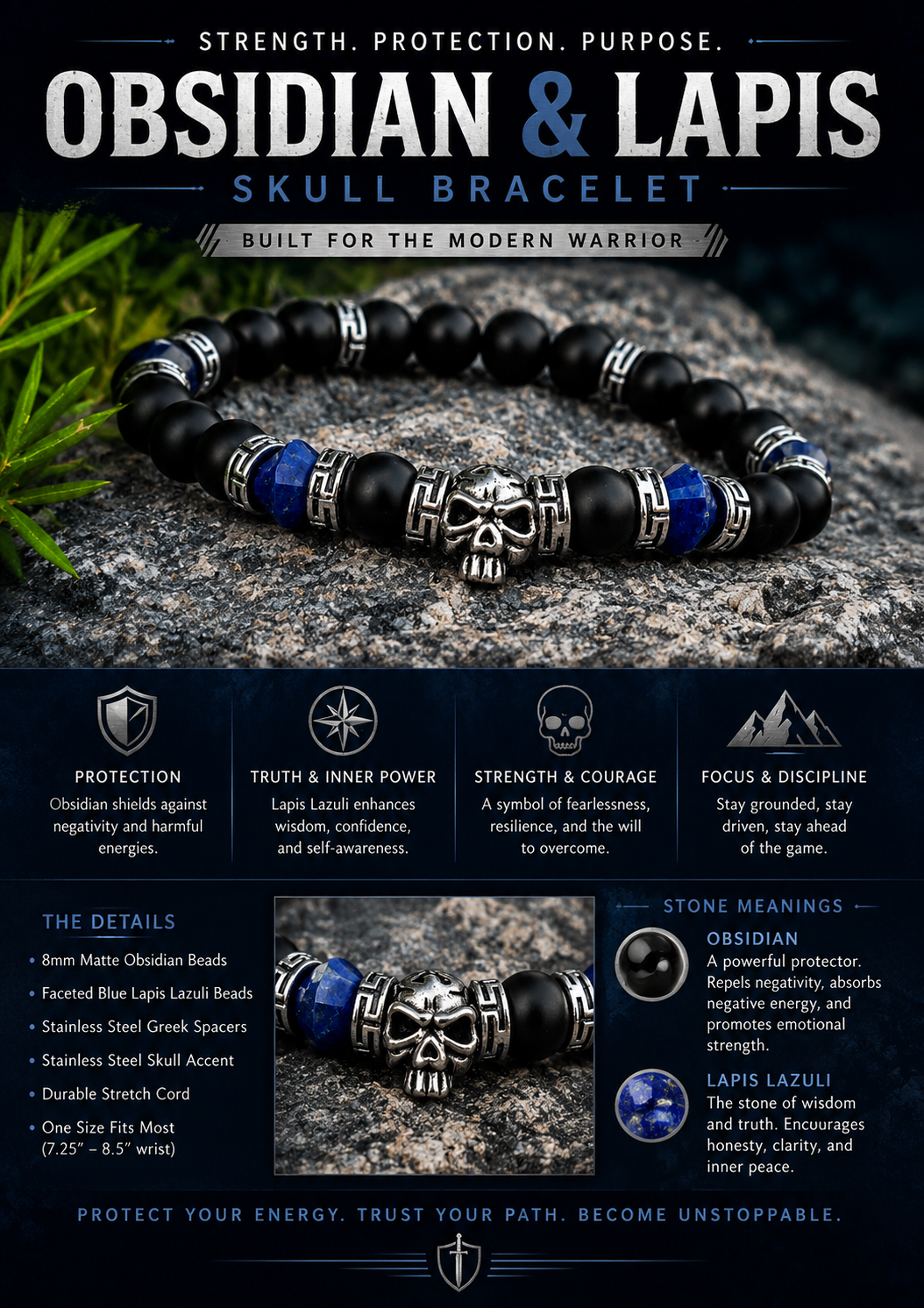 Courage & Strength Bracelet