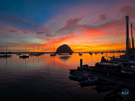 Morro Rock Sunset