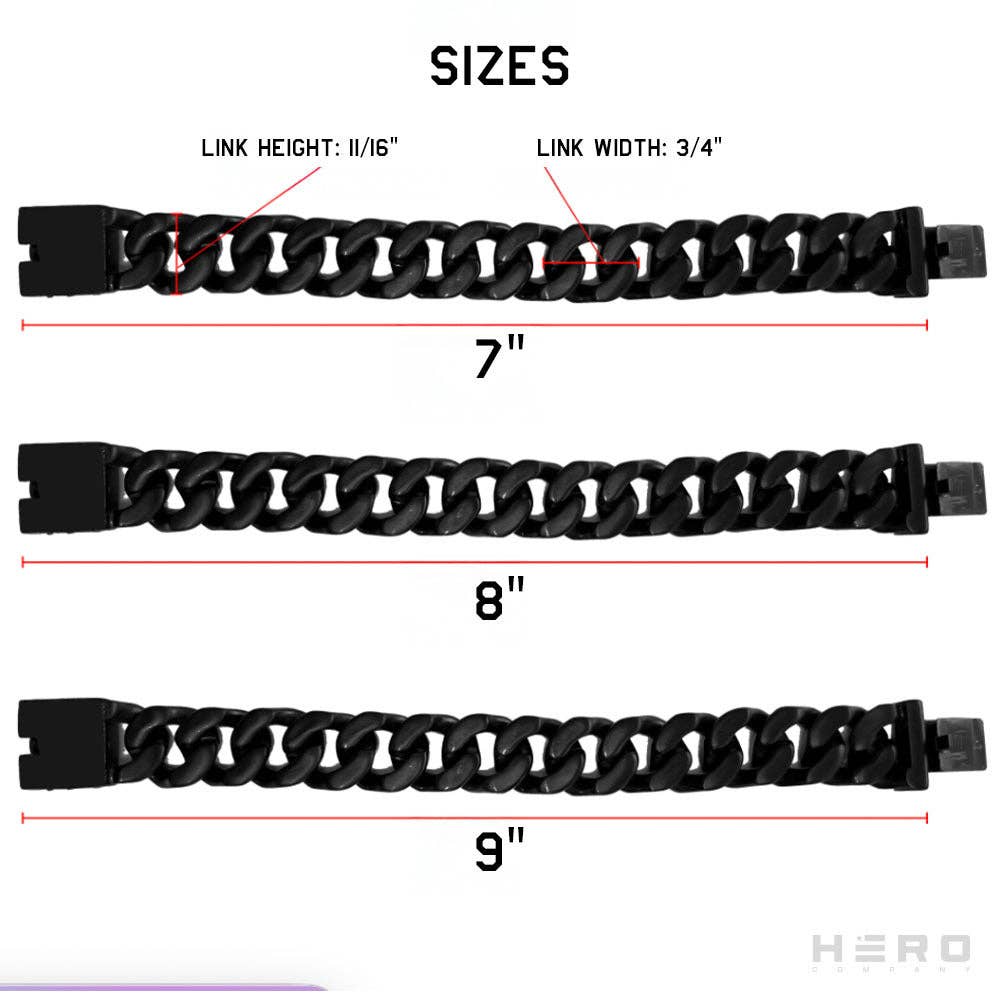 Vindicta Retribution Cuban Link Bracelet : Helps Pair Veterans With A Service Dog or Shelter Dog -Faire