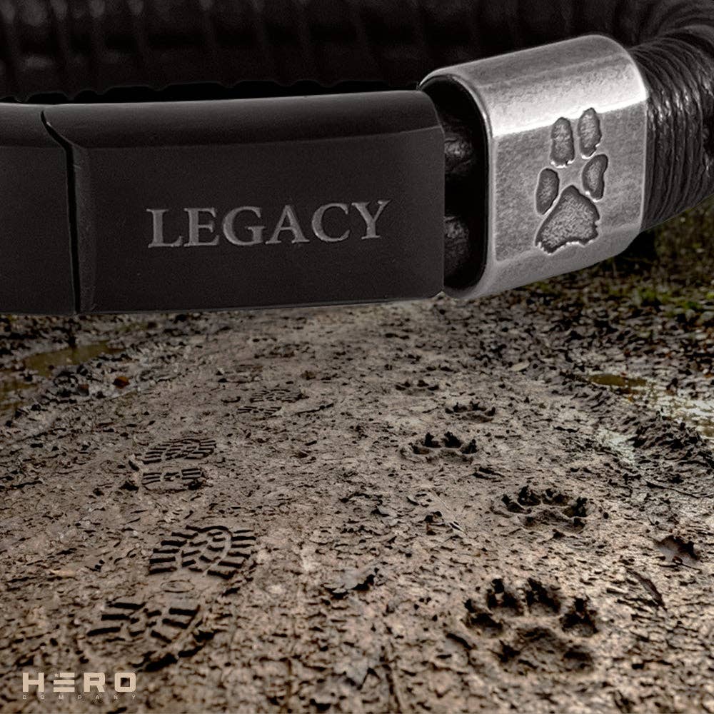 Loyal Friend Morse Code Legacy Urn Bracelet: Helps Pair Veterans With A Service Dog Or Shelter Dog -Faire