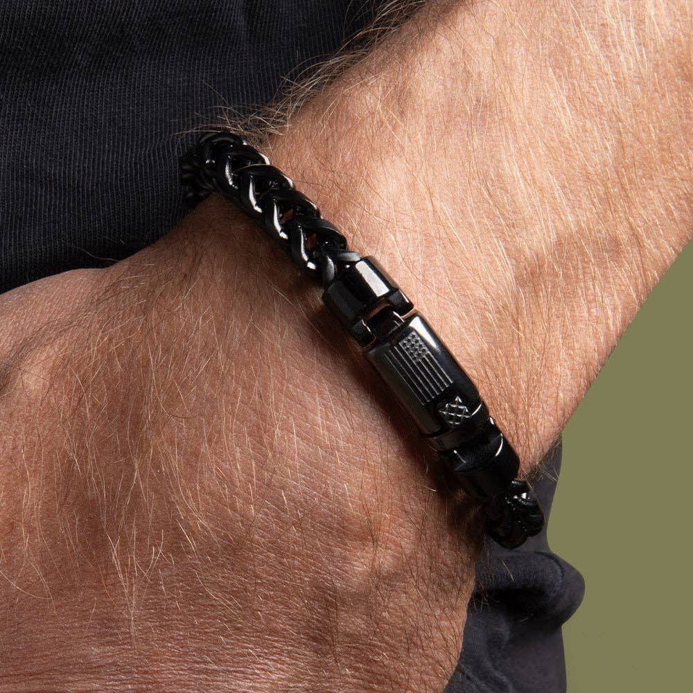 Black Mamba Bracelet (MED and LG Only): Helps Pair Veterans With A Service Dog Or Shelter Dog