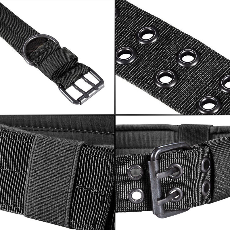 2" Wide Tactical Heavy Duty Nylon Large Dog Collar K9 Military With