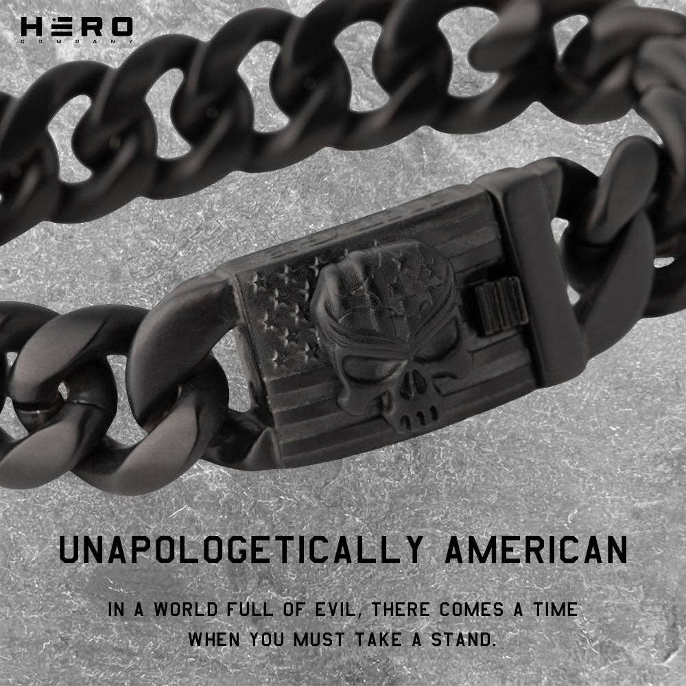 Vindicta Retribution Cuban Link Bracelet : Helps Pair Veterans With A Service Dog or Shelter Dog -Faire