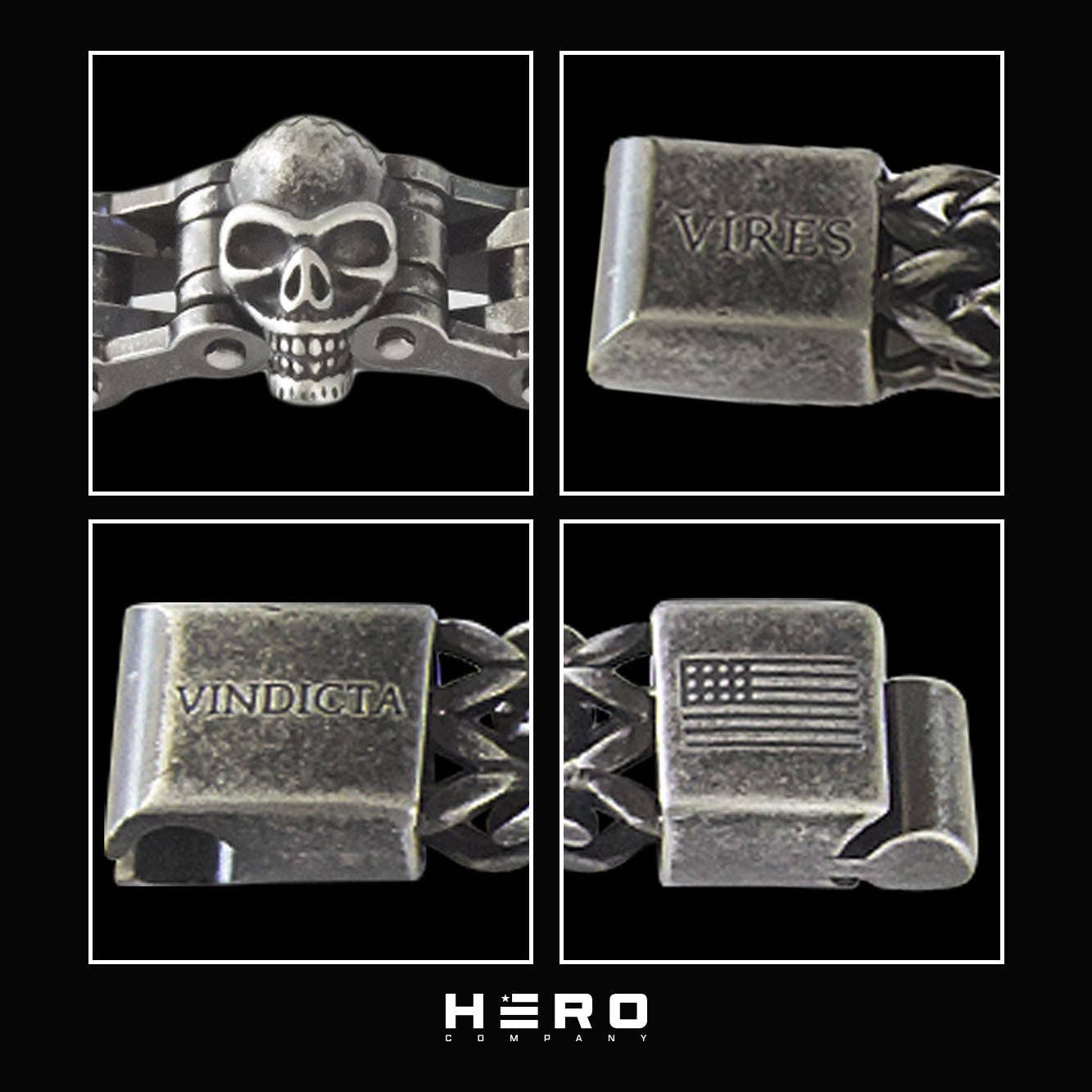 Vindicta Punisher Bracelet: Helps Pair Veterans With A Service Dog or Shelter Dog