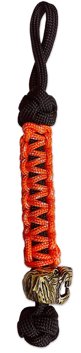 Paracord Lanyard – Brass Tiger Bead (6pk)