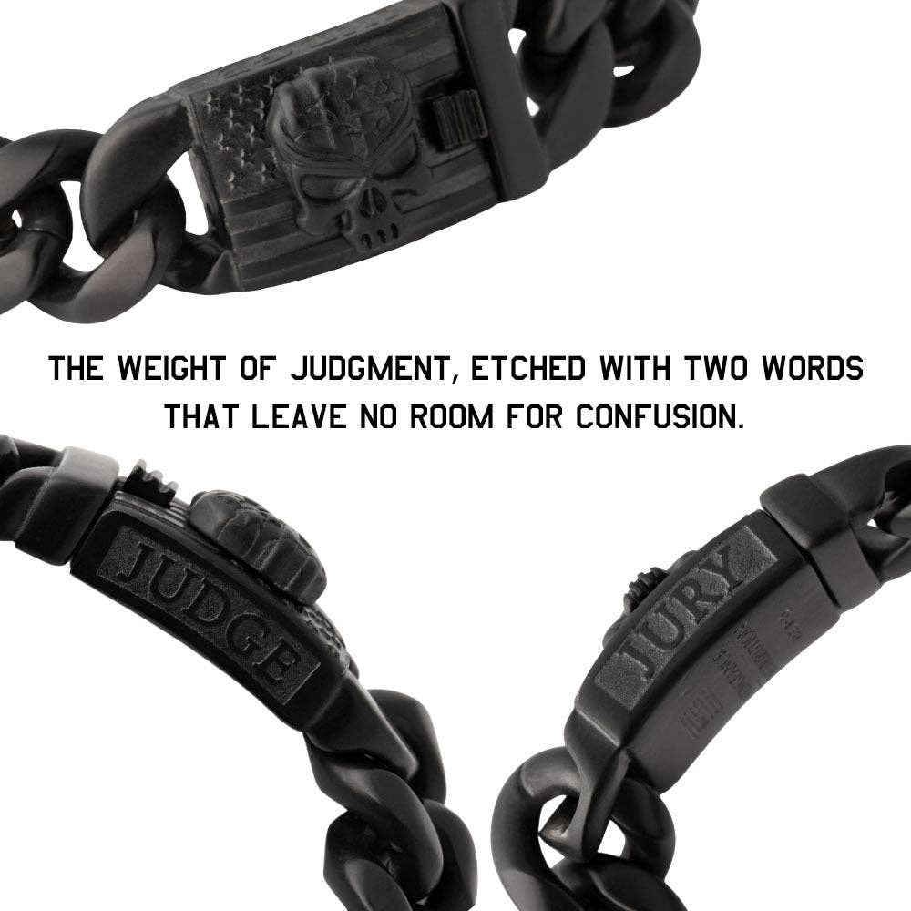 Vindicta Retribution Cuban Link Bracelet : Helps Pair Veterans With A Service Dog or Shelter Dog -Faire
