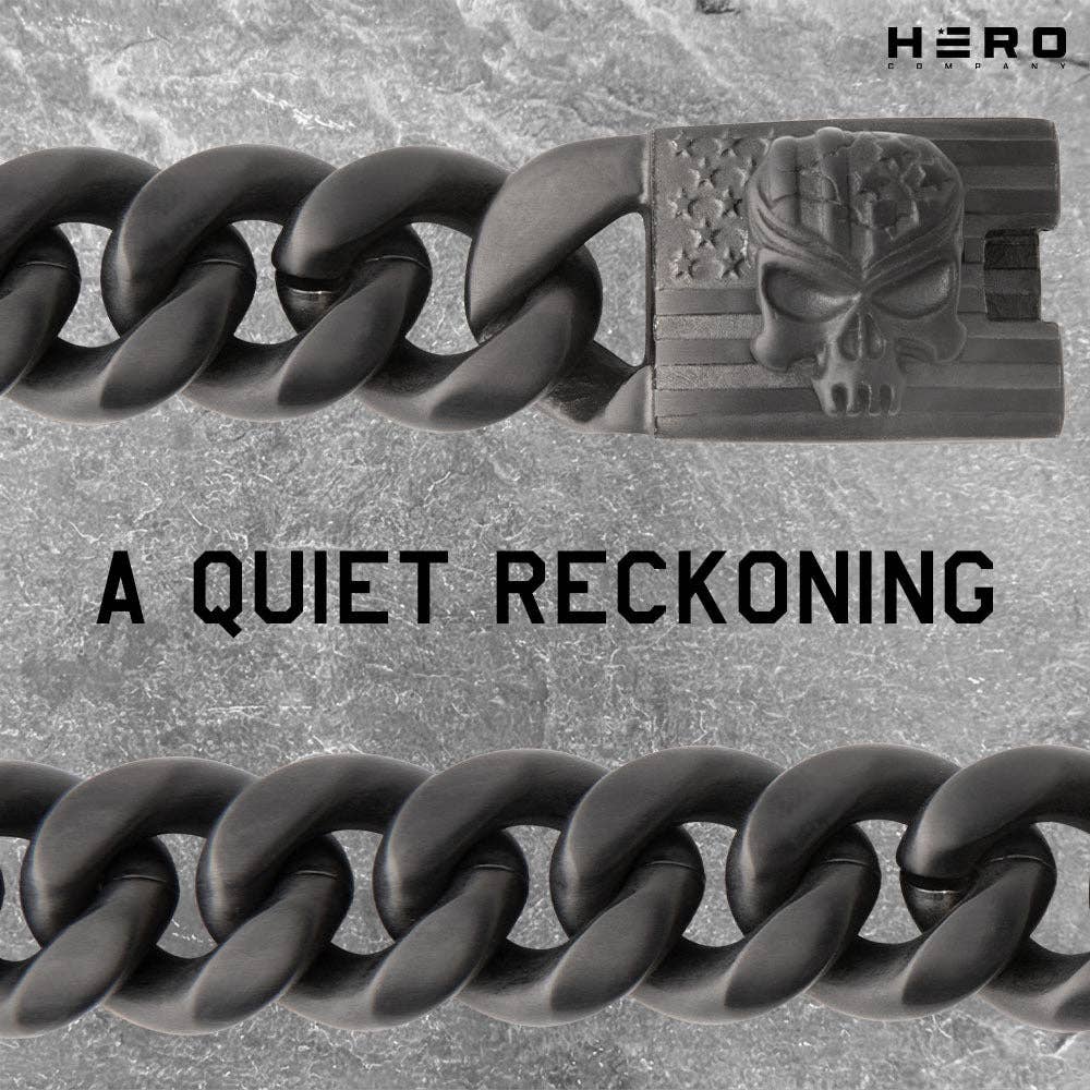 Vindicta Retribution Cuban Link Bracelet : Helps Pair Veterans With A Service Dog or Shelter Dog -Faire