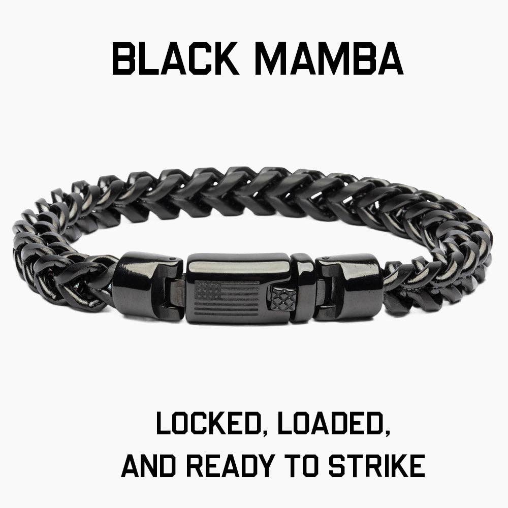 Black Mamba Bracelet (MED and LG Only): Helps Pair Veterans With A Service Dog Or Shelter Dog