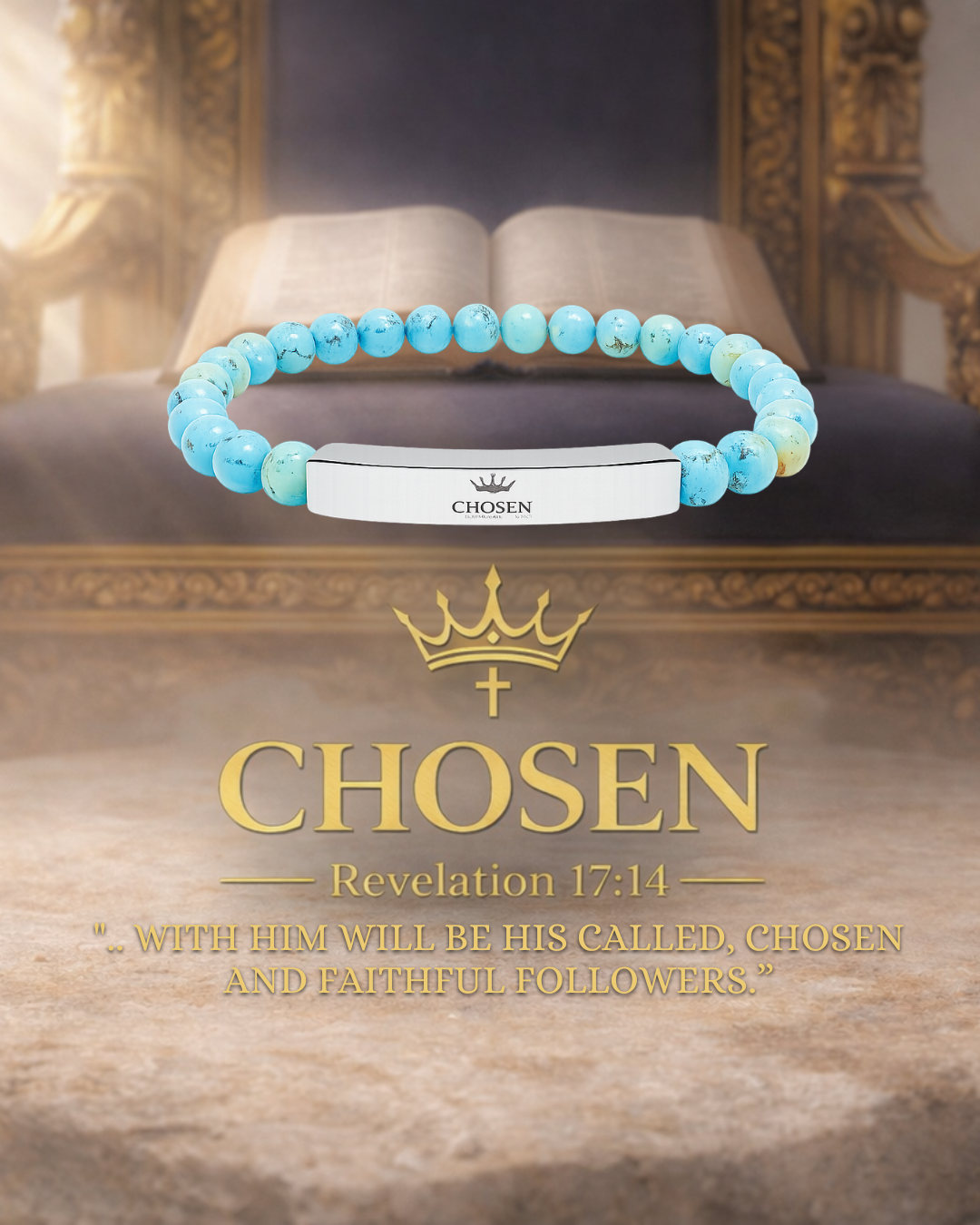 Chosen Stone Stretch Bar Bracelet