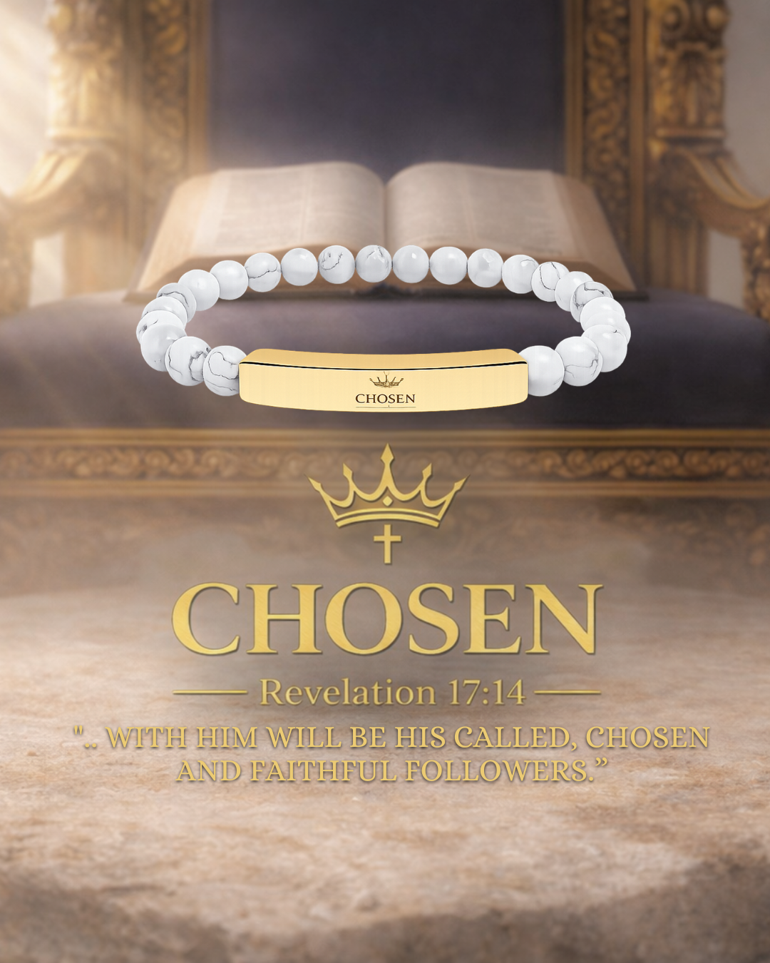Chosen Stone Stretch Bar Bracelet