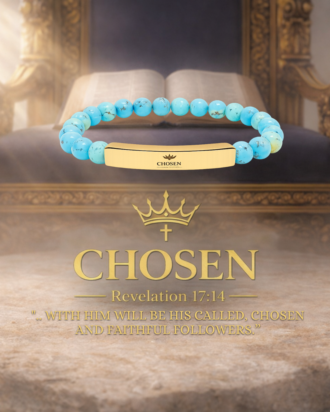 Chosen Stone Stretch Bar Bracelet