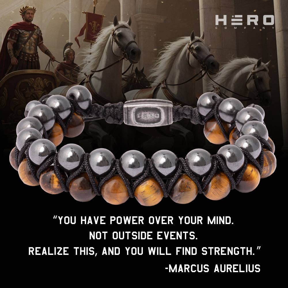 Guardian Tiger's Eye Titanium Magnetic Bracelet: Helps Pair Veterans With A Service Dog Or Shelter Dog-