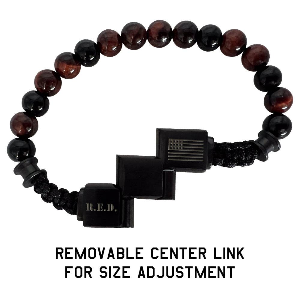 R.E.D. Tiger's Eye Never Forget Bracelet: Helps Pair Veterans With A Service Dog Or Shelter Dog