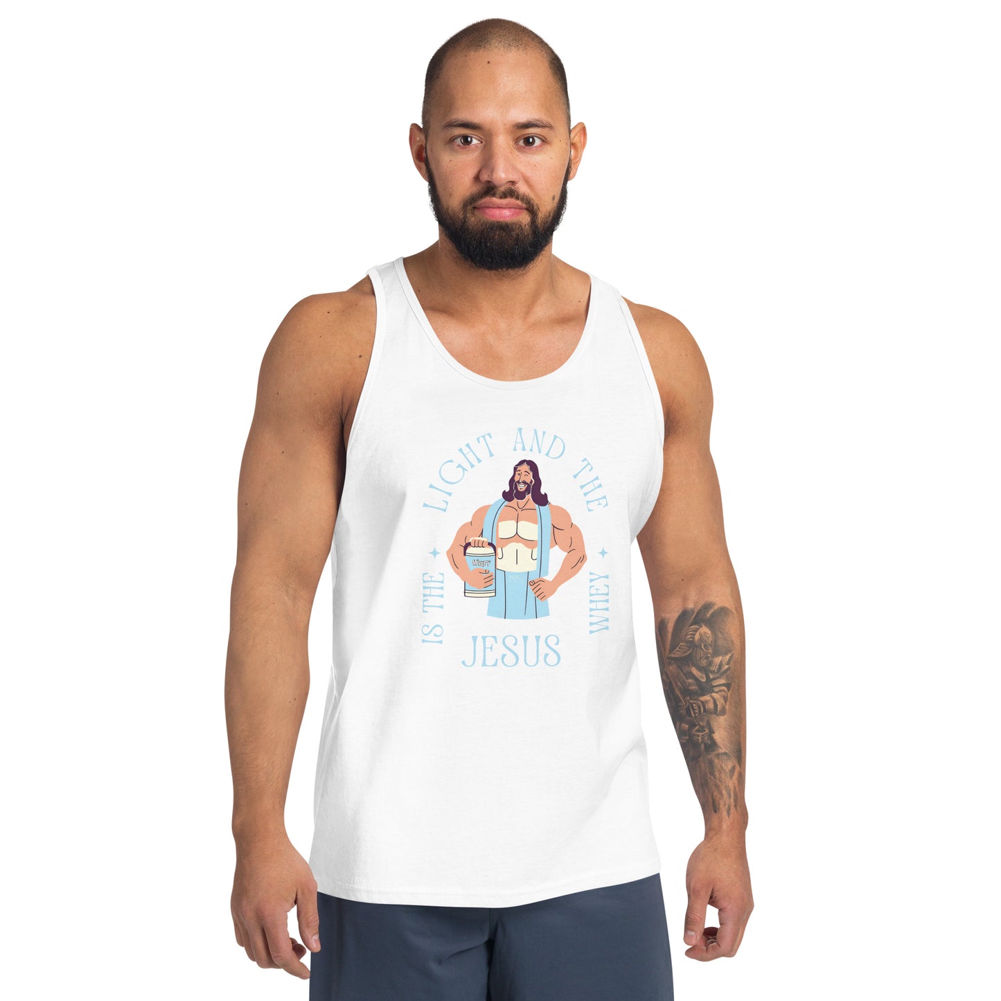 Unisex Tank Top Jesus is the light and the Whey