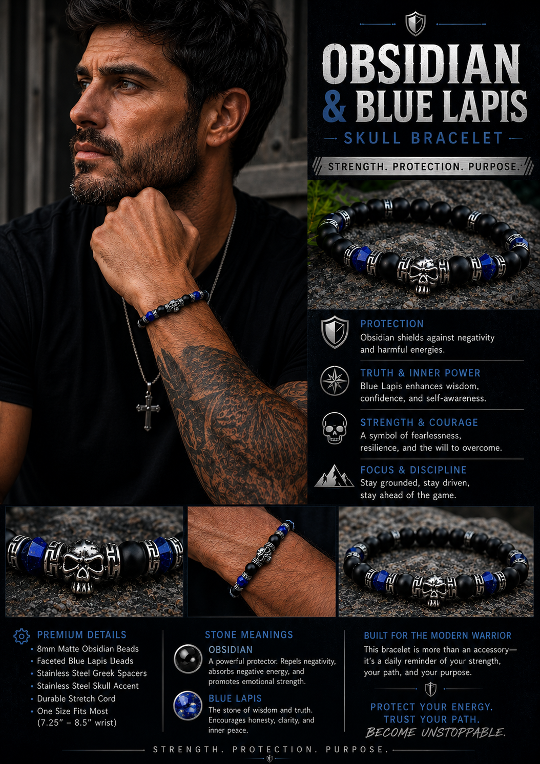 Courage & Strength Bracelet