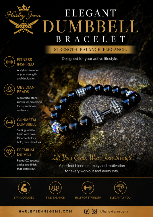 Elegant Dumbbell Bracelet
