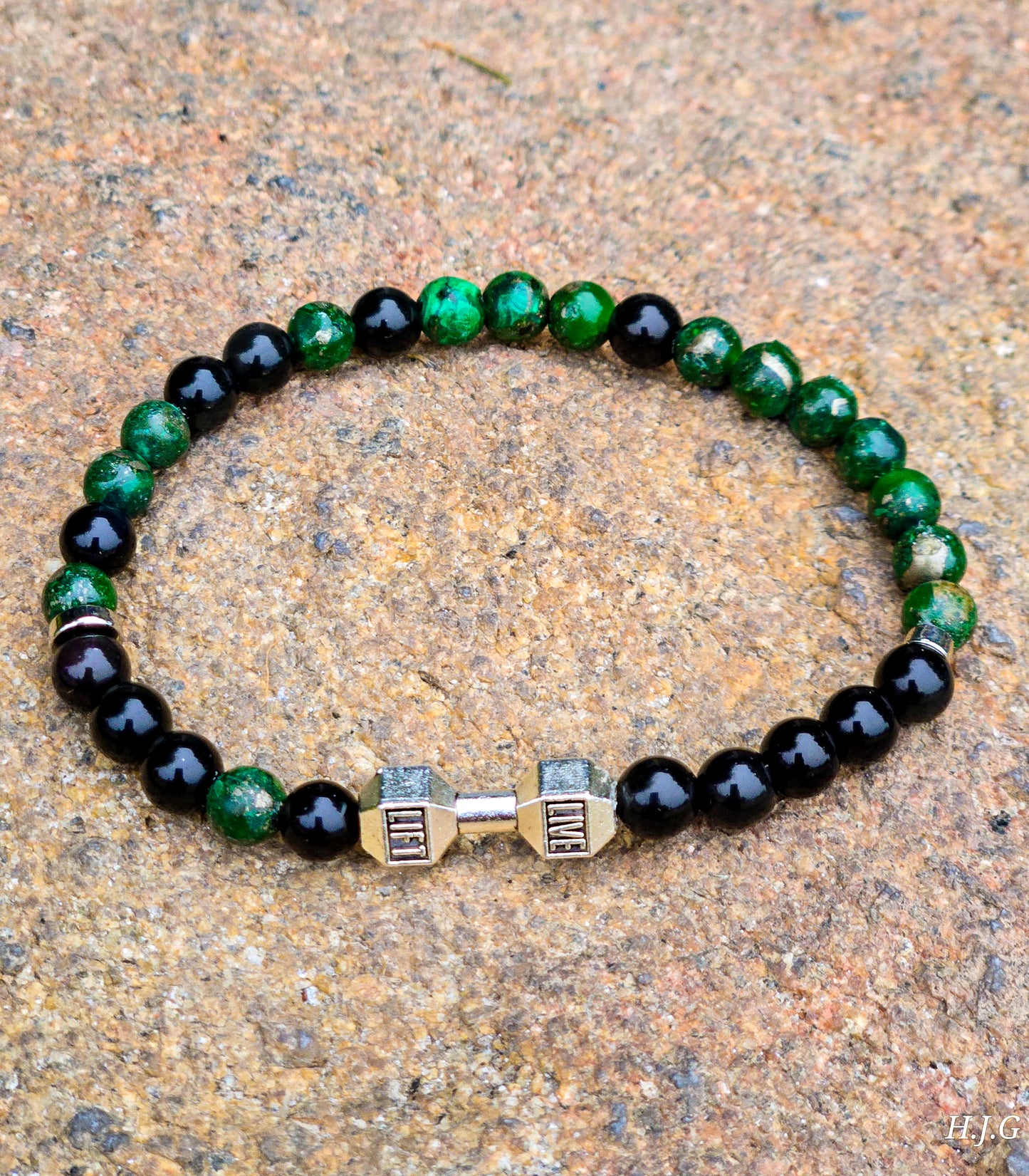 Beast Live Lift Fitness Morse Code Bracelet