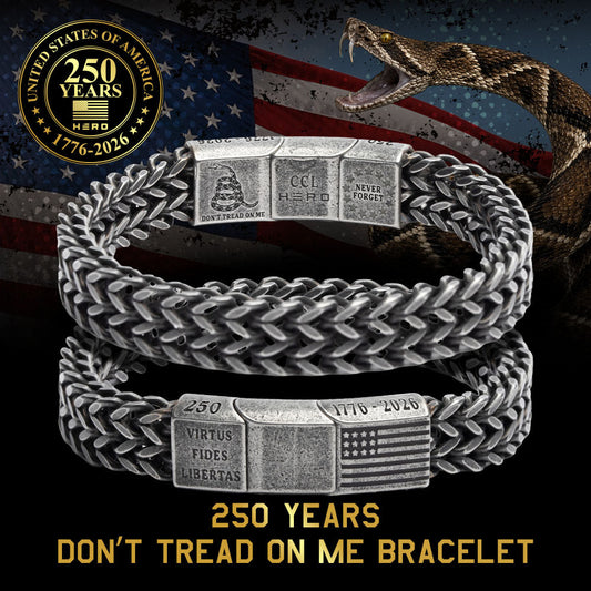USA 250th Anniversary- Don’t Tread On Me Bracelet