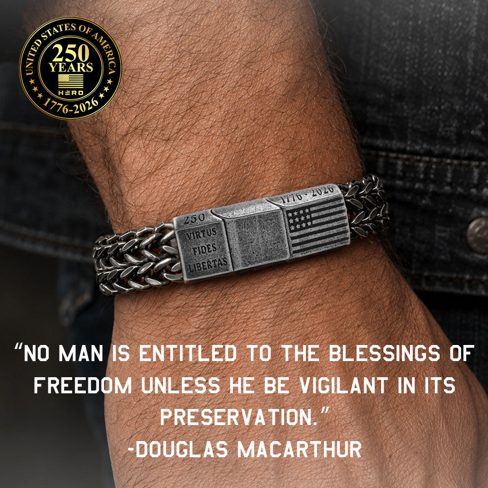 USA 250th Anniversary- Don’t Tread On Me Bracelet