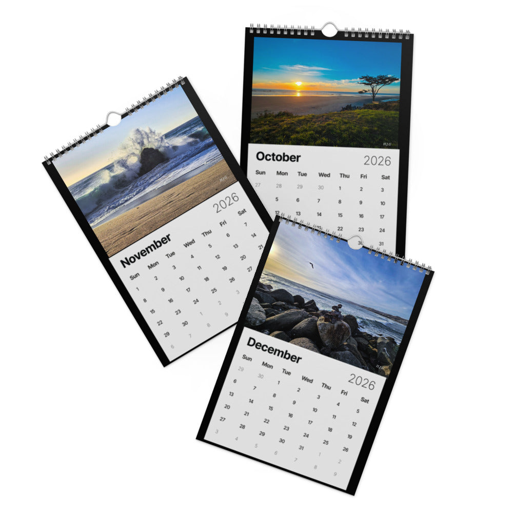 Life is Beachy Wall Calendar (2026)