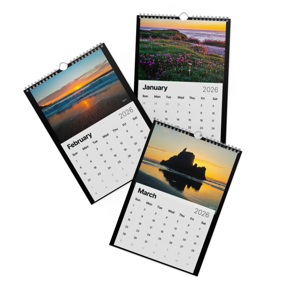 Life is Beachy Wall Calendar (2026)