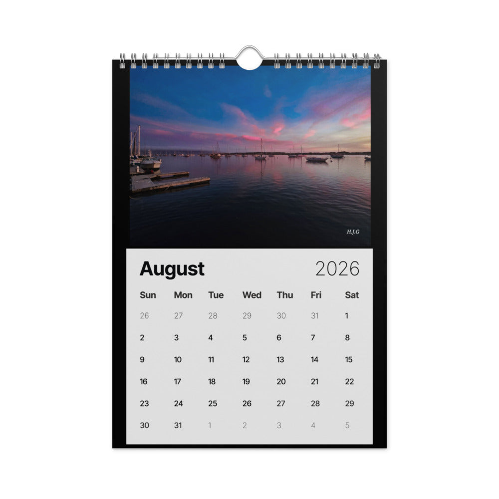 Life is Beachy Wall Calendar (2026)