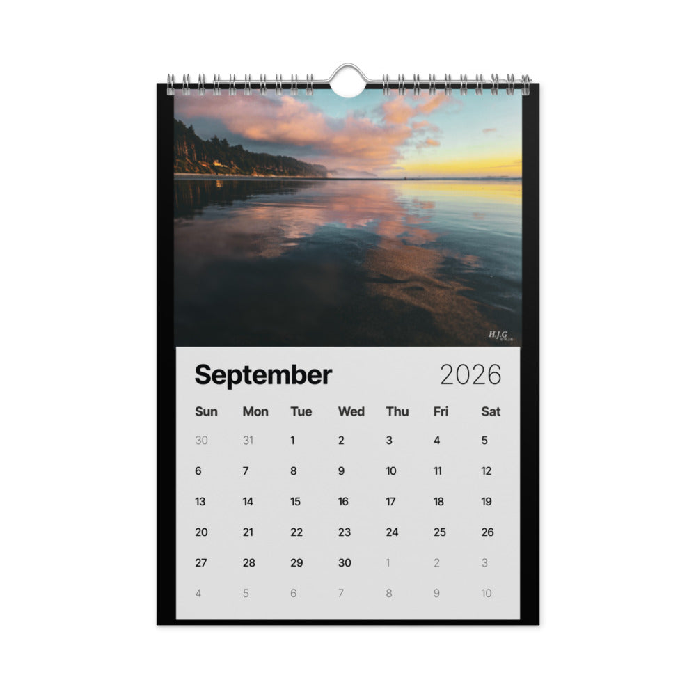 Life is Beachy Wall Calendar (2026)