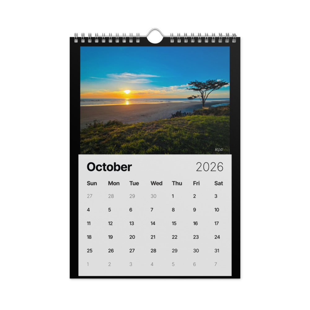 Life is Beachy Wall Calendar (2026)