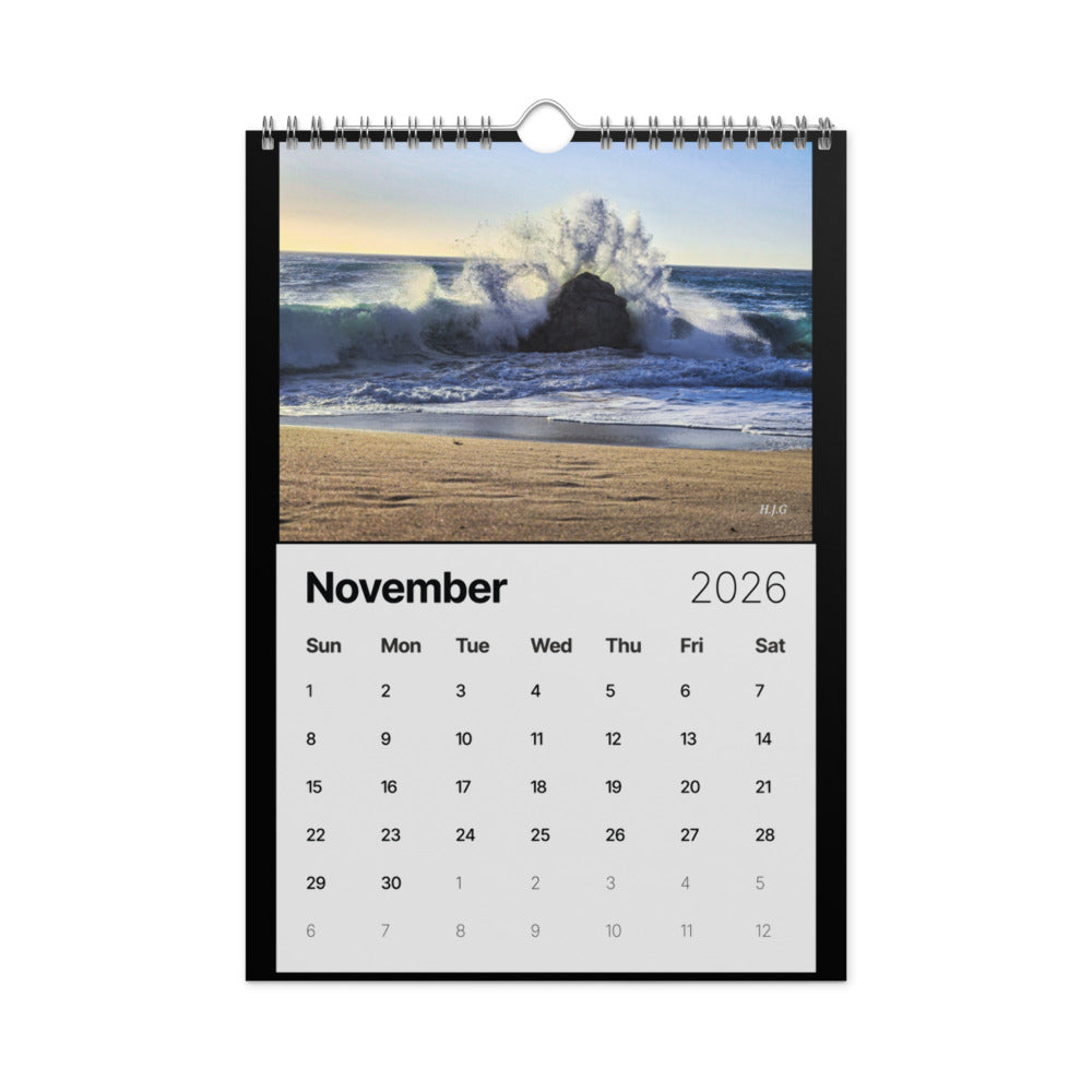 Life is Beachy Wall Calendar (2026)