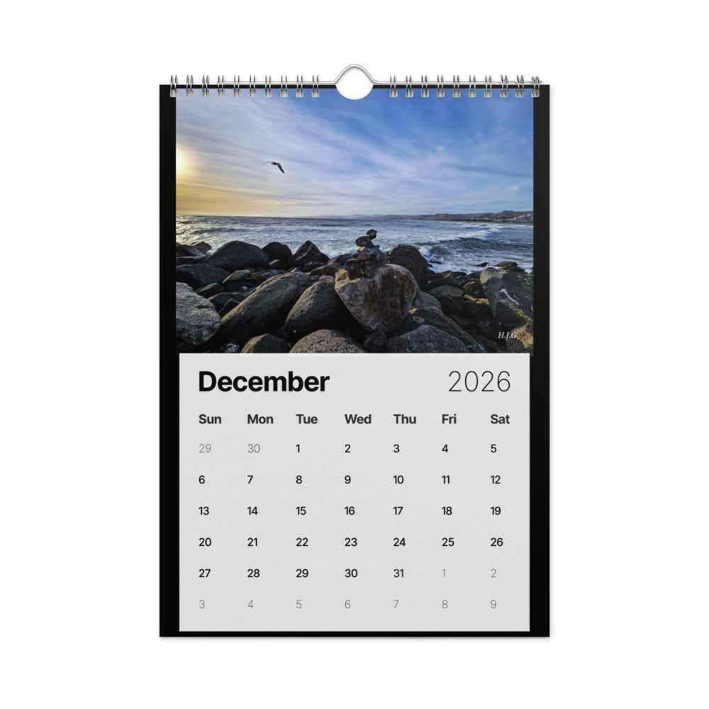 Life is Beachy Wall Calendar (2026)