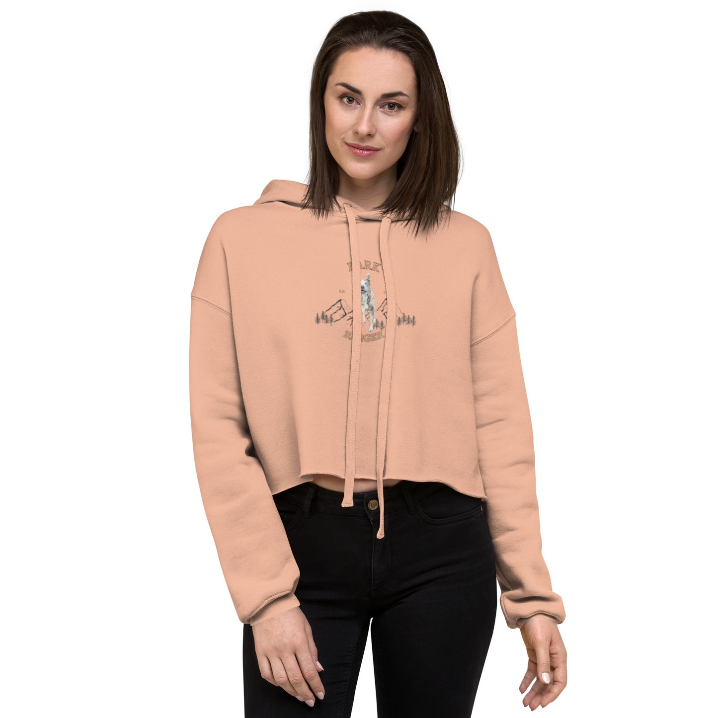 Crop Hoodie Bark Ranger Mtn