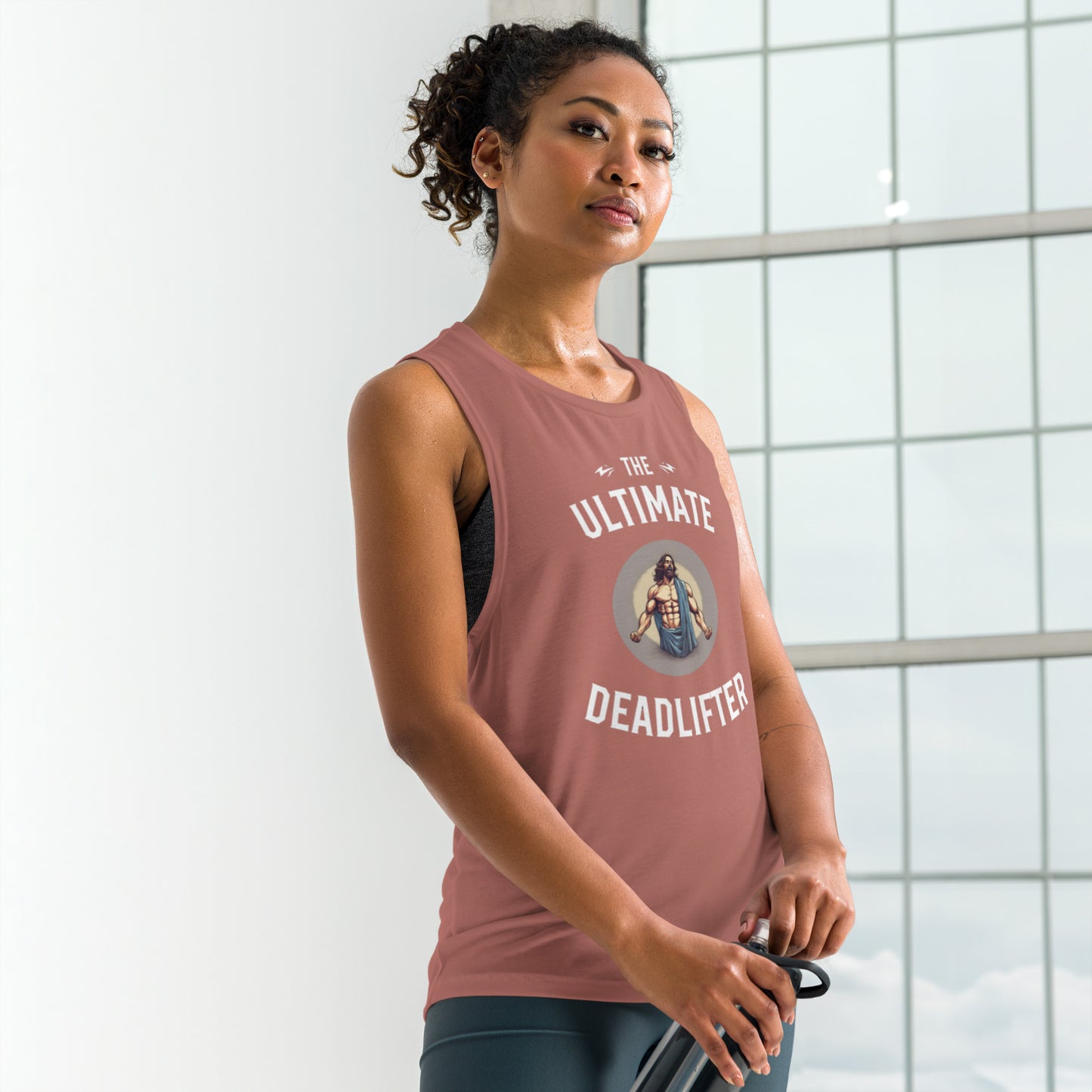 Ultimate deadlifter Ladies’ Muscle Tank